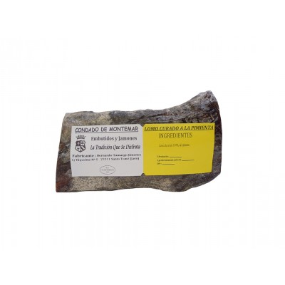 Lomo Curado a la Pimienta Embutidos y Jamones Condado de Montemar 550 g