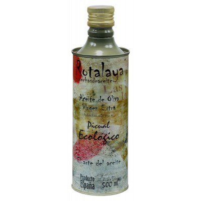 Lata de 500 ml de Aceite de Oliva Virgen Extra ECOLÓGICO Picual con D.O. Sierra de Cazorla