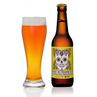 Cerveza Artesanal Malalmuerzo (Estilo IPA) 33 cl Color ámbar