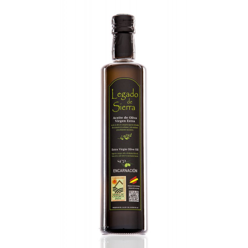 Caja con 15 botellas de 500 ml de Aceite de Oliva Virgen Extra Picual D.O. Sierra de Cazorla Caja con 15 botellas de 500 ml de Aceite de Oliva Virgen Extra Picual D.O. Sierra de Cazorla