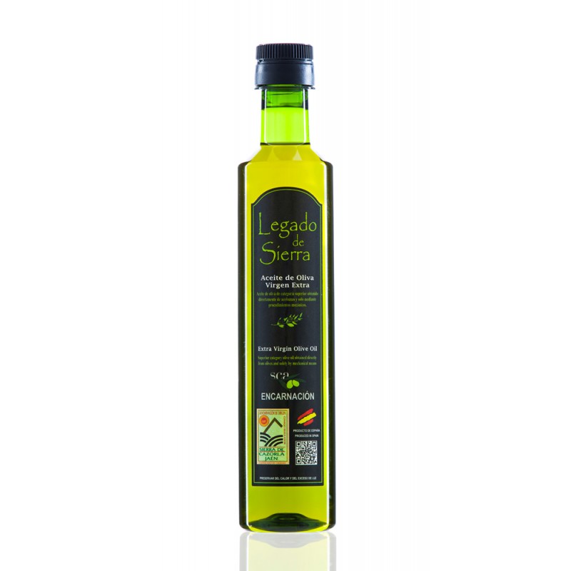 Caja con 15 botellas de Aceite de Oliva Virgen Extra Picual D.O. Sierra de Cazorla - Botella PET 500 ml Legado de Sierra Caja con 15 botellas de Aceite de Oliva Virgen Extra Picual D.O. Sierra de Cazorla - Botella PET 500 ml Legado de Sierra