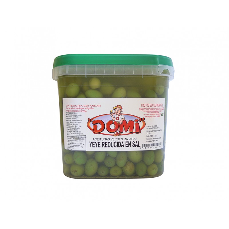 Aceitunas YeYe DOMI 2.250 g Aceitunas YeYe DOMI 2.250 g