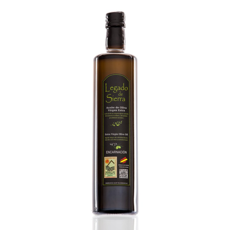 Caja con 12 botellas de 750 ml de Aceite de Oliva Virgen Extra Picual D.O. Sierra de Cazorla Caja con 12 botellas de 750 ml de Aceite de Oliva Virgen Extra Picual D.O. Sierra de Cazorla