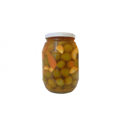 Aceituna Gazpacha con encurtidos 500 g Aceitunas y Encurtidos El Yelmo