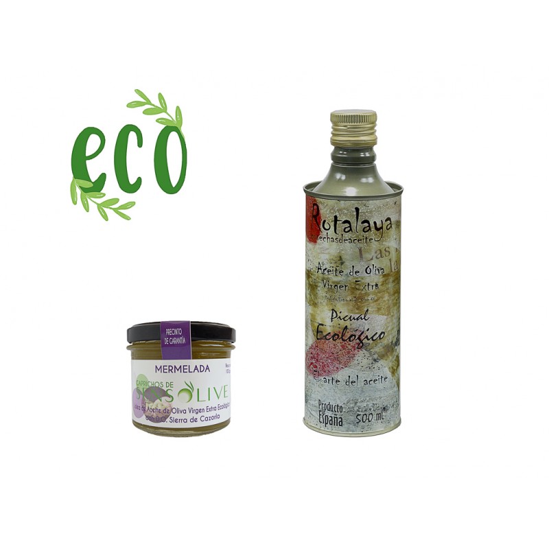 Lote Gourmet Ecológico con Jalea y AOVE con D.O. Sierra de Cazorla Lote Gourmet Ecológico con Jalea y AOVE con D.O. Sierra de Cazorla