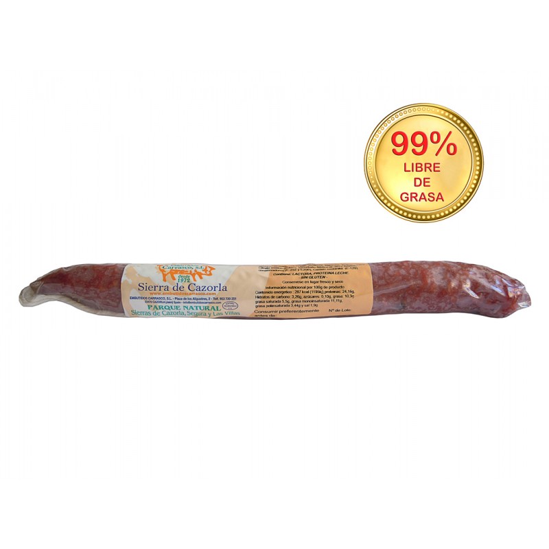 Salchichón Extra de Lomo bajo en grasa 250 g Embutidos Carrasco Salchichón Extra de Lomo bajo en grasa 250 g Embutidos Carrasco