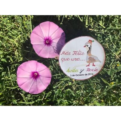 Etiqueta personalizada para Patés con diseño de Perdiz