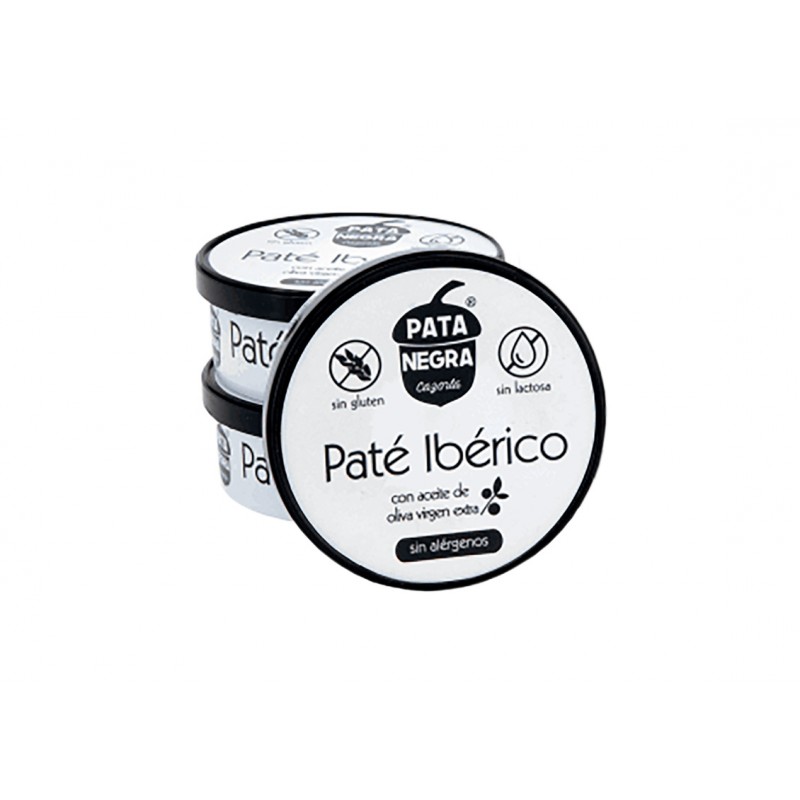 Paté Ibérico con Aceite de Oliva Virgen Extra Pata Negra 96 g Paté Ibérico con Aceite de Oliva Virgen Extra Pata Negra 96 g