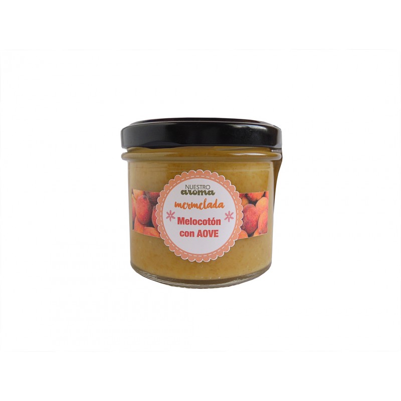 Mermelada natural de Melocotón con AOVE 120 g Nuestro Aroma Mermelada natural de Melocotón con AOVE 120 g Nuestro Aroma
