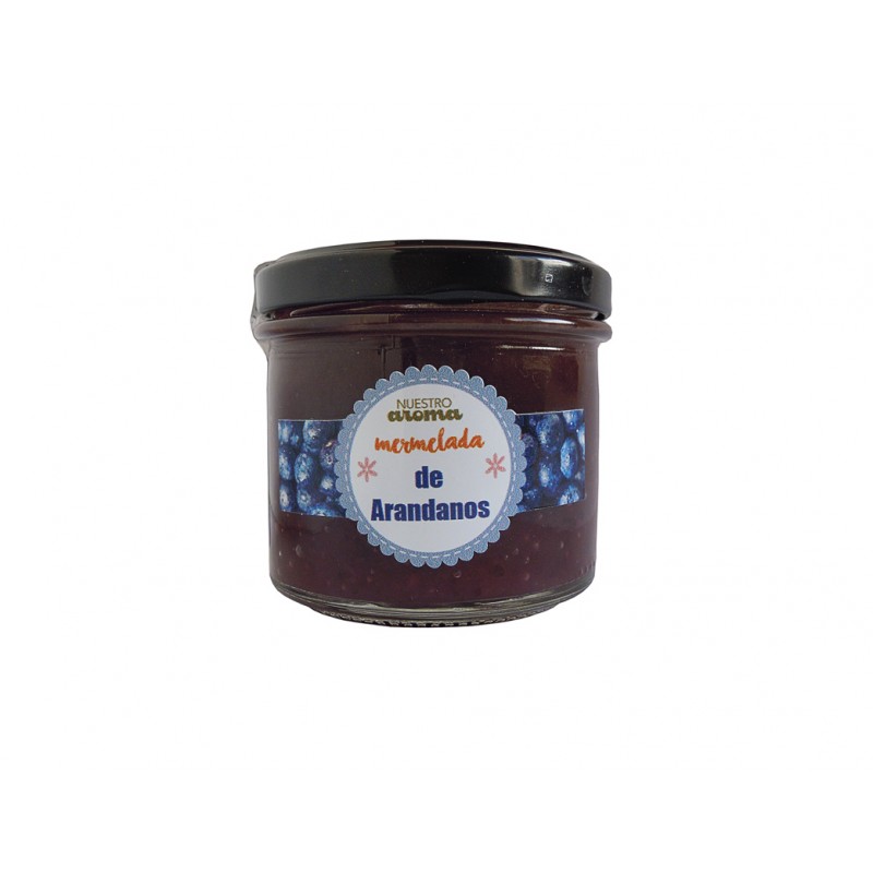 Mermelada natural de Arándanos con AOVE 100 g Nuestro Aroma Mermelada natural de Arándanos con AOVE 100 g Nuestro Aroma