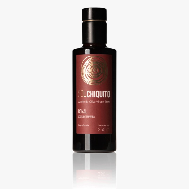 Aceite de Oliva Virgen Extra Royal de Cosecha Temprana 250 ml Sol Chiquito Aceite de Oliva Virgen Extra Royal de Cosecha Temprana 250 ml Sol Chiquito