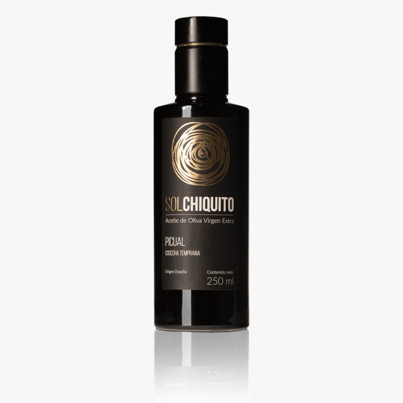 Aceite de Oliva Virgen Extra Picual de Cosecha Temprana 250 ml Sol Chiquito Aceite de Oliva Virgen Extra Picual de Cosecha Temprana 250 ml Sol Chiquito