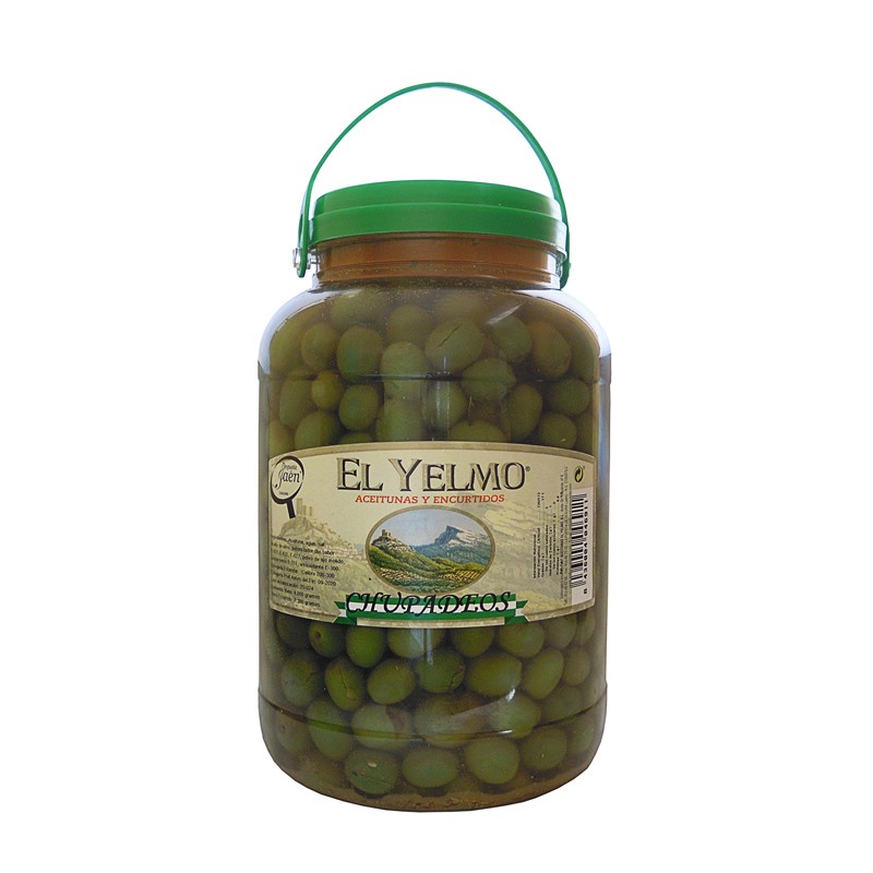 Aceitunas Chupadeos Aceitunas y Encurtidos El Yelmo 2,1 kg