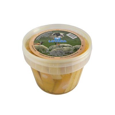 Queso viejo de Vaca, Oveja y Cabra en Aceite de Oliva LEVASA 800 g