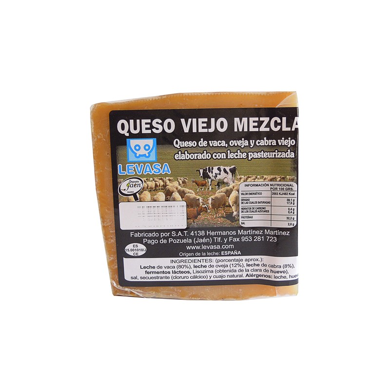 Cuña de Queso viejo mezcla 300-350 g Levasa Cuña de Queso viejo mezcla 300-350 g Levasa