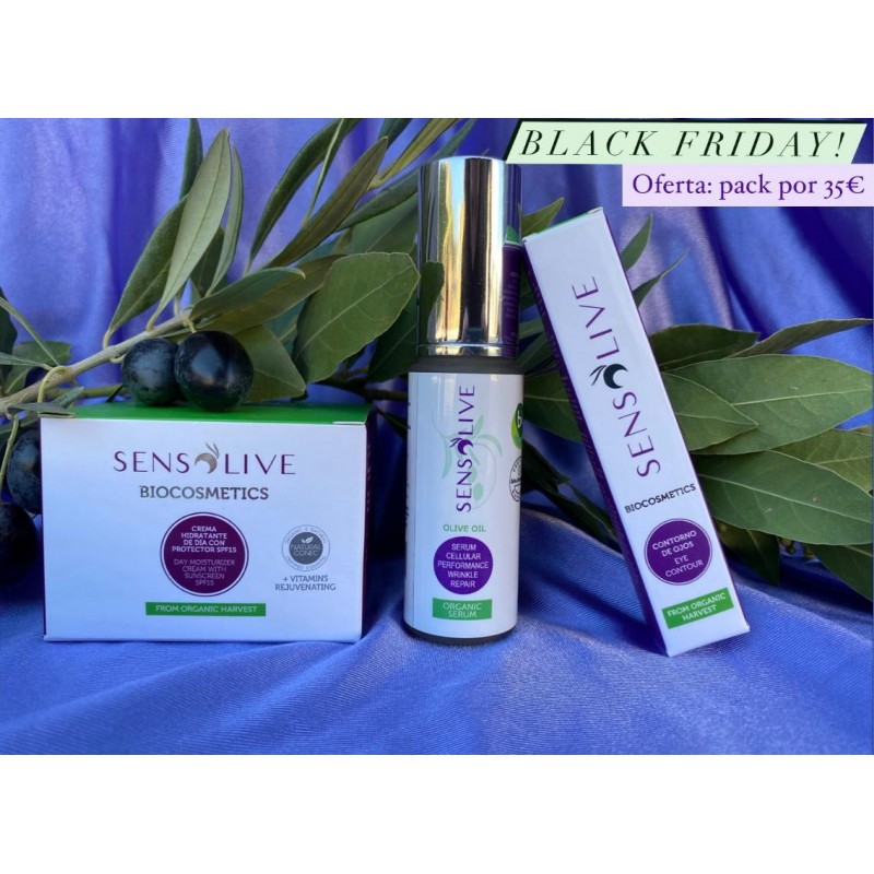 Crema de día hidratante factor 15, Sérum rellenador de arrugas y Contorno de ojos SENSOLIVE Crema de día hidratante factor 15, Sérum rellenador de arrugas y Contorno de ojos SENSOLIVE