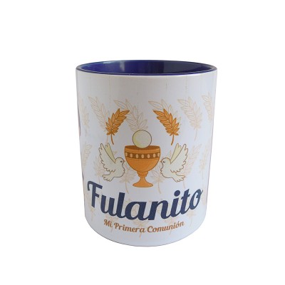 Taza azul "Mi Primera Comunión"
