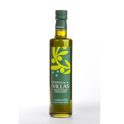 Aceite de Oliva Virgen Extra variedad Picual Temprano 500 ml Puerta de las Villas