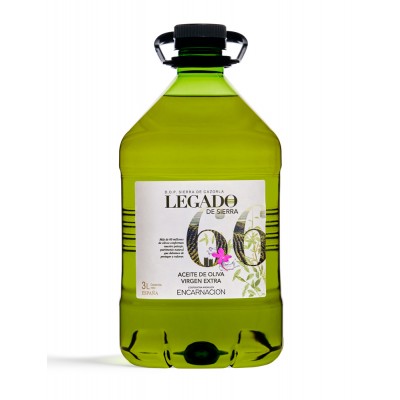Aceite de Oliva Virgen Extra Picual D.O. Sierra de Cazorla Garrafa PET 3 l Legado de Sierra
