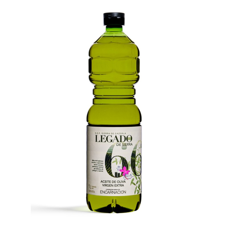 Aceite de Oliva Virgen Extra. Botella de 1 litro