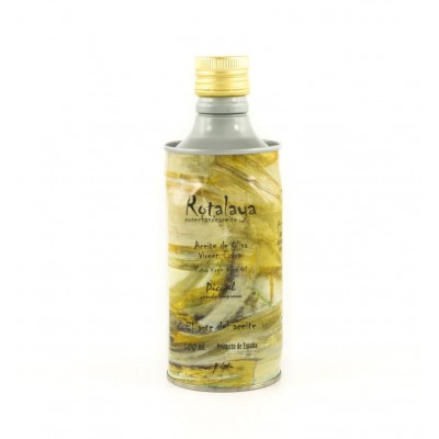 Aceite de Oliva Virgen Extra con D.O. Sierra de Cazorla, variedad Picual de cosecha temprana Rotalaya