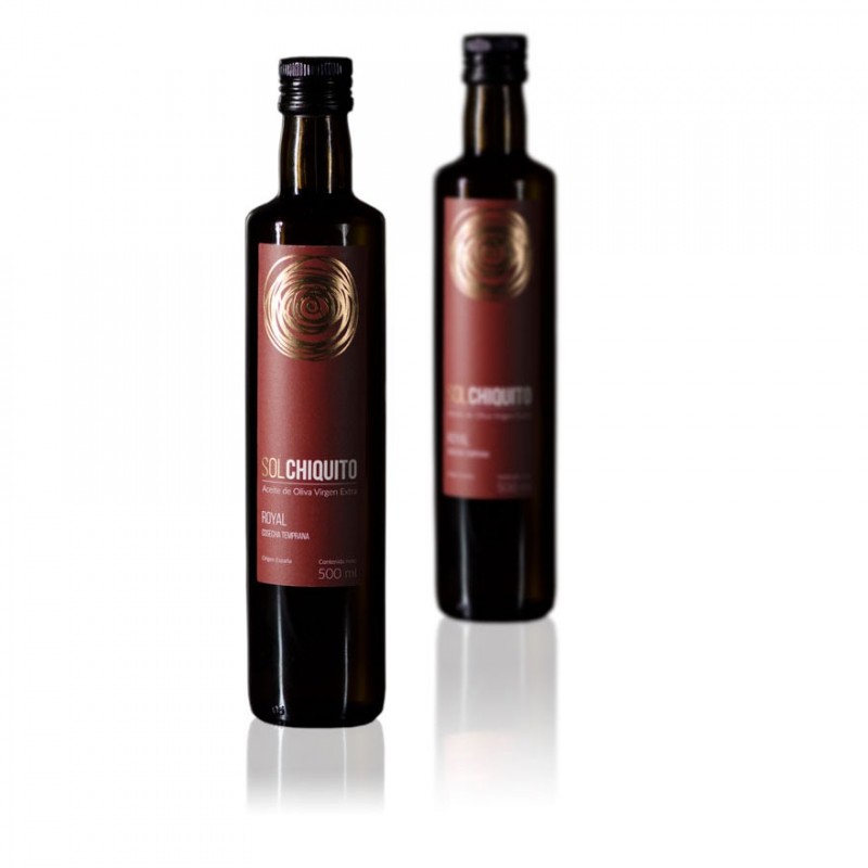 Aceite de Oliva Virgen Extra Royal de Cosecha Temprana 500 ml Sol Chiquito Aceite de Oliva Virgen Extra Royal de Cosecha Temprana 500 ml Sol Chiquito