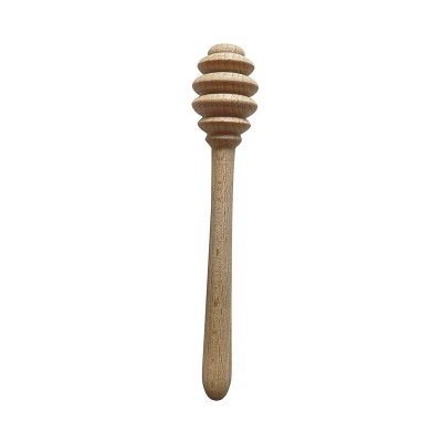 Cuchara mielera de madera maciza natural 15 cm
