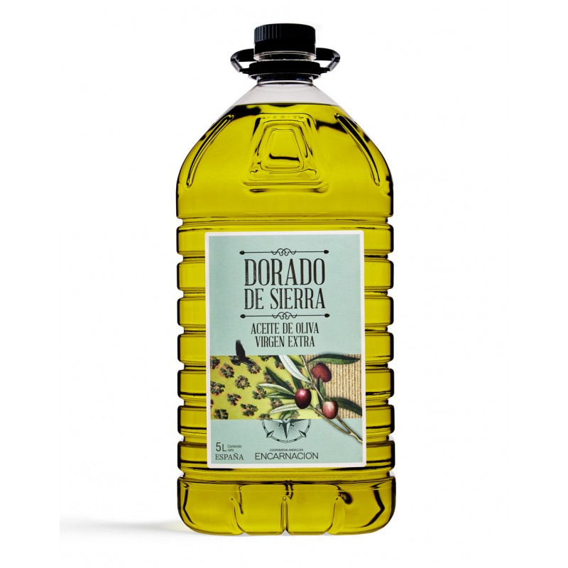 Garrafa de 5 l de Aceite de Oliva Virgen Extra variedad Picual Dorado de Sierra (Jaén) Garrafa de 5 l de Aceite de Oliva Virgen Extra variedad Picual Dorado de Sierra (Jaén)
