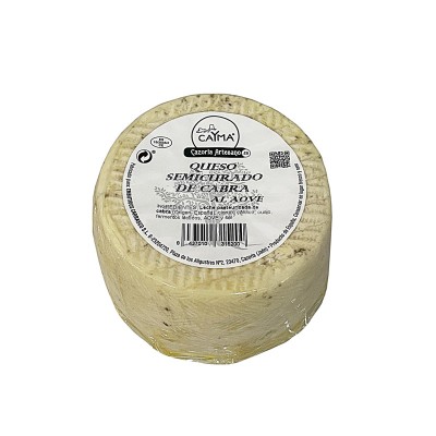 Queso mini semicurado puro de Cabra al Aceite de Oliva Virgen Extra CAYMA 400 g 100% artesanal