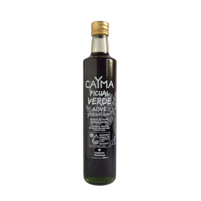 Aceite de Oliva Virgen Extra D.O. Picual Verde Premium 500 ml Cosecha temprana CAYMA Cosecha propia
