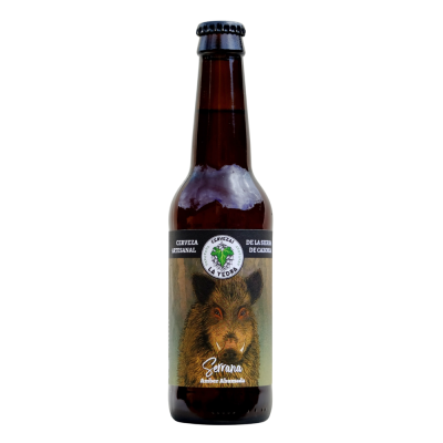Cerveza Artesanal de la Sierra de Cazorla variedad Serrana (Amber Ale Ahumada) 33 cl