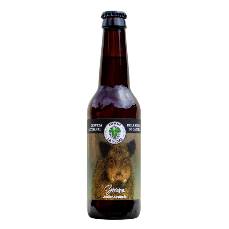 Cerveza Artesanal de la Sierra de Cazorla variedad Serrana (Amber Ale Ahumada) 33 cl Cerveza Artesanal de la Sierra de Cazorla variedad Serrana (Amber Ale Ahumada) 33 cl