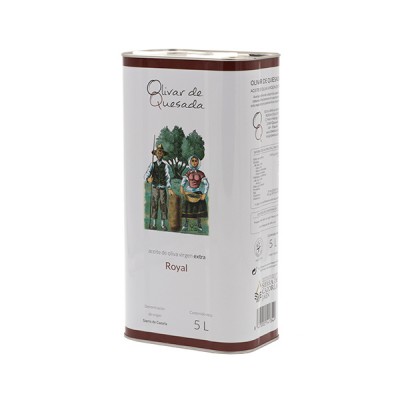 Caja de 3 latas de 5 l Aceite de Oliva Virgen Extra Royal D.O. Sierra de Cazorla - Olivar de Quesada