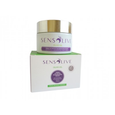Crema Nutritiva Regeneradora Ecológica de Noche Sensolive 50 ml