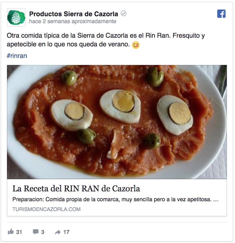 La receta del Rin Ran de la Sierra de Cazorla